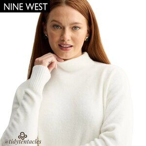 Nine West‎ Ultra White Cozy Sweater – Size XL